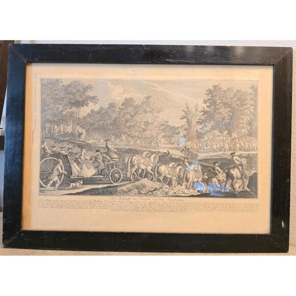 Antique Johann Elias Ridinger Engraving-